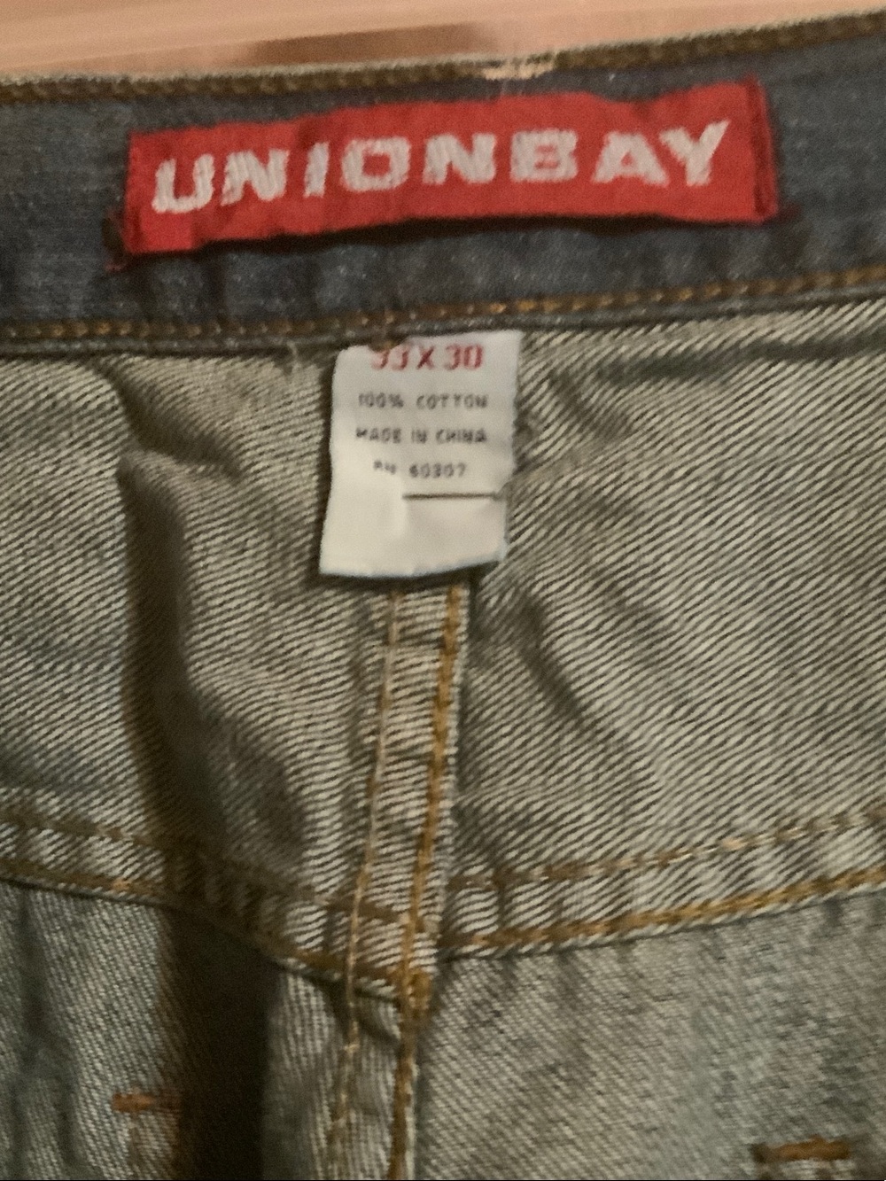 UNIONBAY Men's Light Blue Relaxed Fit Denim Jeans